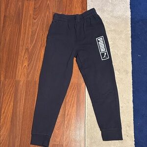 PUMA Kids Navy Jogger Pants
